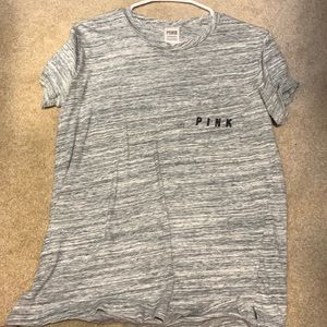 grey victoria secret pink shirt